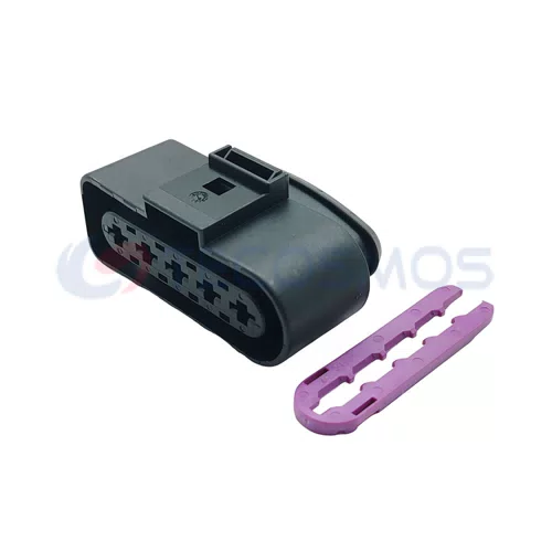 Waterproof Copper Contact ABS/Nylon Housing Wire Harness Gasoline Pump Controller Plug for Car 5-Pin Female 6N0973755 - image 3